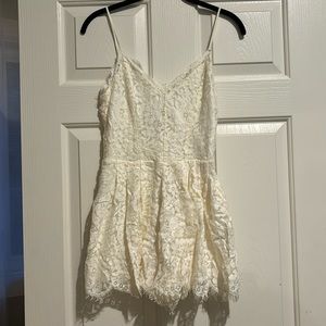 White Lace Romper